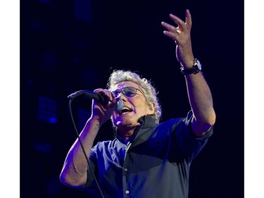VANCOUVER May 13 2016.  The Who's Roger Daltrey performs in concert at Rogers Arena, Vancouver, May 13 2016.