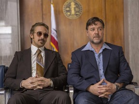 Ryan Gosling and Russell Crowe star in The Nice Guys.