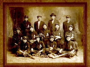 Tokyo-based Yobun Shima never knew his uncle Shoichi Shima was one of the earliest members of the legendary Vancouver Asahi team until after he passed away and the family found this 1916 team photo with him in it. Uploaded May 2016. [PNG Merlin Archive]