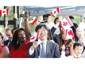 Unlike these flag-waving new Canadians, a former citizenship judge says there is a noticeable percentage of applicants who have no interest in anything beyond a passport. Robert Watt suggests that proposed amendments to the Citizenship Act will only make it worse.