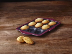 Silicone-coated madeleine pan from Trudeau, $30.99, www.trudeau.ca. HANDOUT PHOTO: Trudeau. For Housewares – Baking by Joanne Sasvari. [PNG Merlin Archive]