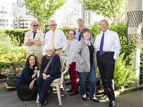 The founders of Performing Arts Lodge Vancouver: from left, Donna Wong-Juliani, Chris Tyrell, Joy Coghill, Tony DuMoulin, Ellie O'Day, Terence Kelly, Jane Heyman and Philip Boname.