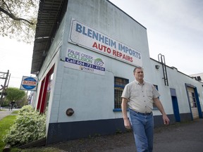 Ron Knechtel, the co-owner of Blenheim Imports, a service garage, will be shutting down at the end of May, joining the last independent service garages left in the Westside which are also shutting down.
