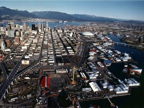 The site of Expo 86 before its transformation in November 1985. It was the beginning of everything Vancouver stands for today, for better and for worse.