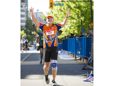 Mauricio Weil, 62, was among the last to finish the BMO Vancouver Marathon in a time of roughly 7 hours, 14.   Weil, from Mexico City,  said this was his 26th full marathon he has completed and that Vancouver is his favourite city to do the run.