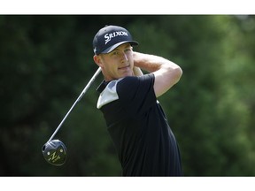 Vancouver   B.C.  May 25, 2016 Smooth swing Thomas Hay gets set for the upcoming Mackenzie Tour tournament at the Point Grey Golf and Country Club in Vancouver  on   May 25, 2016.    Hay is originally from Langley. B.C.   Mark van Manen/ PNG Staff photographer   see  Cam Tucker sports stories  Province /Vancouver Sun  and Web. stories.   00043379A [PNG Merlin Archive]