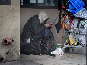 A total of 1,847 people were found sheltered or living on the street in March during the city’s annual homeless count.