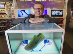 Eric Watt, VP of New Retail for Sport Chek, is pictured at the sporting good chain's new flagship store on Robson Street in Vancouver.