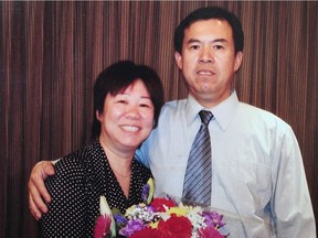 Alan Truong with wife Vay Man Che in Vancouver. A private reunion Monday brought together nearly 300 people who had fled 40 years ago as boat people from the village of Móng Cái. Some hadn't seen each other in all those decades.