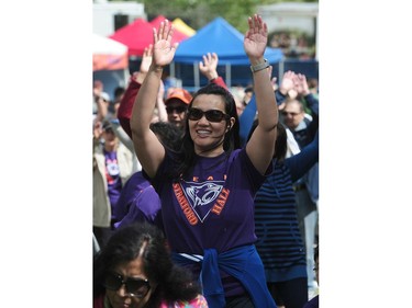 Thousands of people participate in the World Partnership Walk presented by the Aga Khan Foundation at Stanley Park, in Vancouver, BC., May 29, 2016.