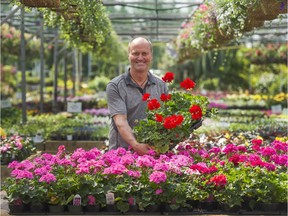 Wim Vander Zalm at Art Knapp Plantland in Port Coquitlam.