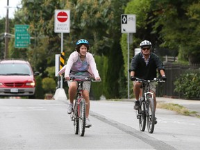 New numbers from the City of Vancouver show about 10 per cent of all trips to work by city residents last year were by bike.