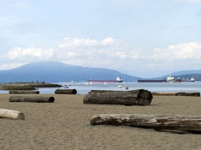 A sunny day at Jericho Beach in Vancouver.