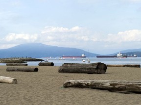 A sunny day at Jericho Beach.