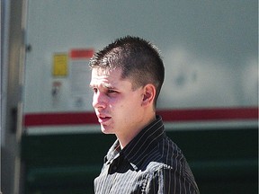 Anson Schell is seen outside court in Vancouver in 2014.