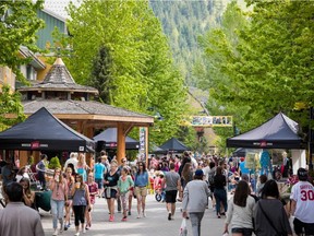 Whistler Village visitors enjoy the GO Fest in 2015. — Mike Crane/Tourism Whistler
