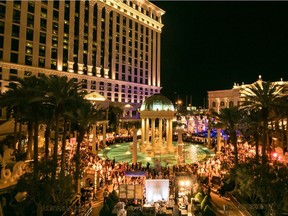 The Grand Tasting event at Caesars Palace during 2016 Vegas Uncork'd annual festival.
