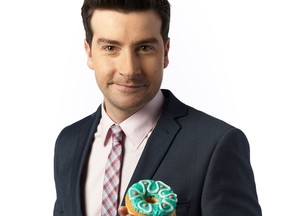 Daryn Jones, host of Donut Showdown, competes in Canada's Top Comic. Mmmmmmm. Donuts.