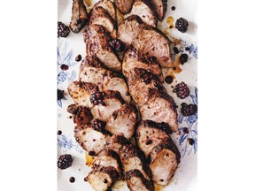 Blackberry-basted Pork Tenderloin from Brooklyn Rustic by Bryan Calvert.