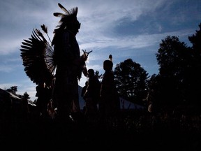 Native dancers during the Summer Solstice Aboriginal Arts Festival. A recent study suggests although Surrey's Aboriginal population is larger than Vancouver's, it is massively under-serviced in comparison.