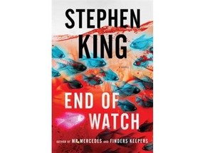 2016 Handout: End of Watch by Stephen King. Book cover.  [PNG Merlin Archive]