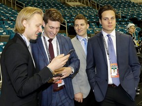 Top Prospects Alexander Nylander, Pierre-Luc Dubois, Matthew Tkachuk and Auston Matthews talk prior media availability for the 2016 NHL Draft Top Prospects.