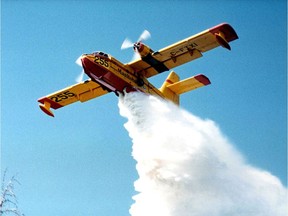 The Bombardier CL415 is known as the "Superscooper" and is used in fighting forest fires.