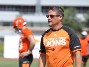 B.C. Lions receivers coach Marcel Bellefeuille (above) calls Lavelle Hawkins' decision to leave football courageous. 'You can keep playing sometimes out of habit, but your heart has to be right,' says Bellefeuille. 'I think it's courageous to make that decision now rather than go through training camp and a season where you're just not completely mentally into it.'