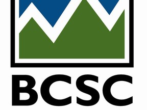 British Columbia B.C. Securities Commission logo, BCSC.