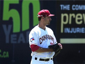 VANCOUVER, BC., June 26, 2016 -- Outfielder Jacob Anderson (21) in action for the Vancouver Canadians against the Hillsboro Hops at Nat Bailey Stadium in Vancouver, BC., June 26, 2016.  (Nick Procaylo/PNG)   20043922A [PNG Merlin Archive]