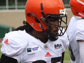 Defensive back Darious Lane, who played three games for the CFL team in 2015 was released by the club on Sunday, June 12. Photo courtesy of the B.C. Lions.