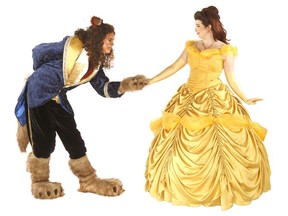 Disney's Beauty and the Beast, starring Jaime Piercy as Belle and Peter Monaghan as Beast, runs from July 6 to Aug. 20 at the Malkin Bowl. Photo courtesy of Tim Matheson.