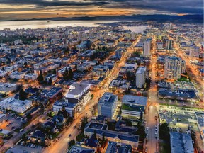 Downtown Victoria. "The research is clear — municipal amalgamations are not a reliable way to achieve more efficient government," writes Wendell Cox.
