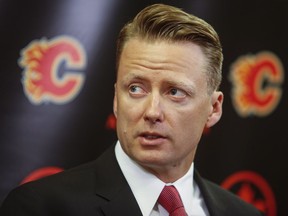 Head coach of the Calgary Flames Glen Gulutzan.