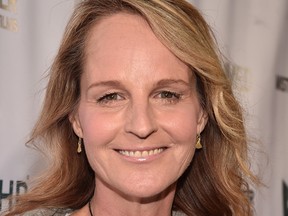 Actress Helen Hunt attends the Los Angeles premiere of Mister Lister Films' 'Consumed' at Laemmle Music Hall on November 11, 2015 in Beverly Hills, California.