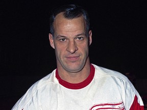 Detroit Red Wings' forward Gordie Howe is seen in a Nov. 1967 file photo.  Howe passed away Friday at age 88.