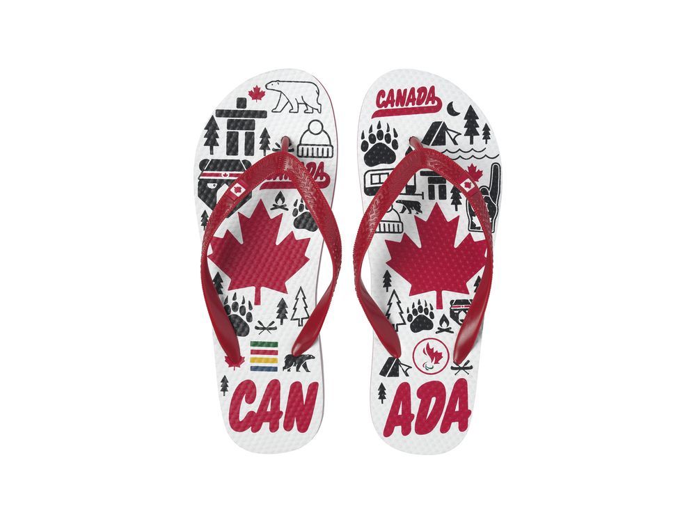 In support of the Canadian Paralympic Team, the flip-flop style sandals retail for $15, 30 per cent of which goes toward programs that support current and aspiring Paralympic athletes. 