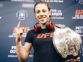 Joanna Jedrzejczyk puts her strawweight title on the line against chief rival Claudia Gadelha on July 8 in Las Vegas.