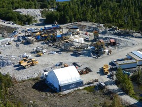 The mill at the Banks Island gold mine in 2015.