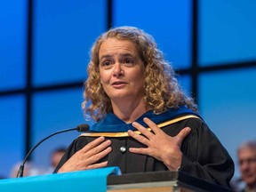 Canadian astronaut Julie Payette was awarded an honorary doctorate of technology at the British Columbia Institute of Technology 2016 convocation last week.