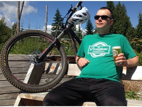 Persephone Brewing's tasting room near Gibsons is a popular stop for cyclists that flock to the Sunshine Coast in the summer. Brewer Matt Smith is one of them.