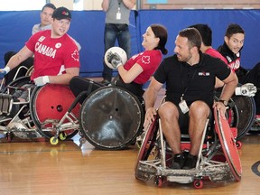 Canada unveiled its Paralympian rugby team for Rio at the Richmond Oval on Monday. Nick Procaylo/PNG
