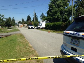 Surrey RCMP are investigating a shooting that took place in the early morning hours of June 28, 2016 in the 10100-block 127th Street in the Whalley neighbourhood. A house was shot at and the family dog was killed.