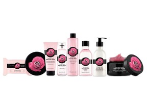 The British Rose collection from The Body Shop.