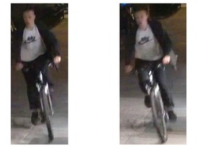 The Vancouver Police Department released these surveillance images of a suspect in a stabbing around midnight on June 3, 2016.
