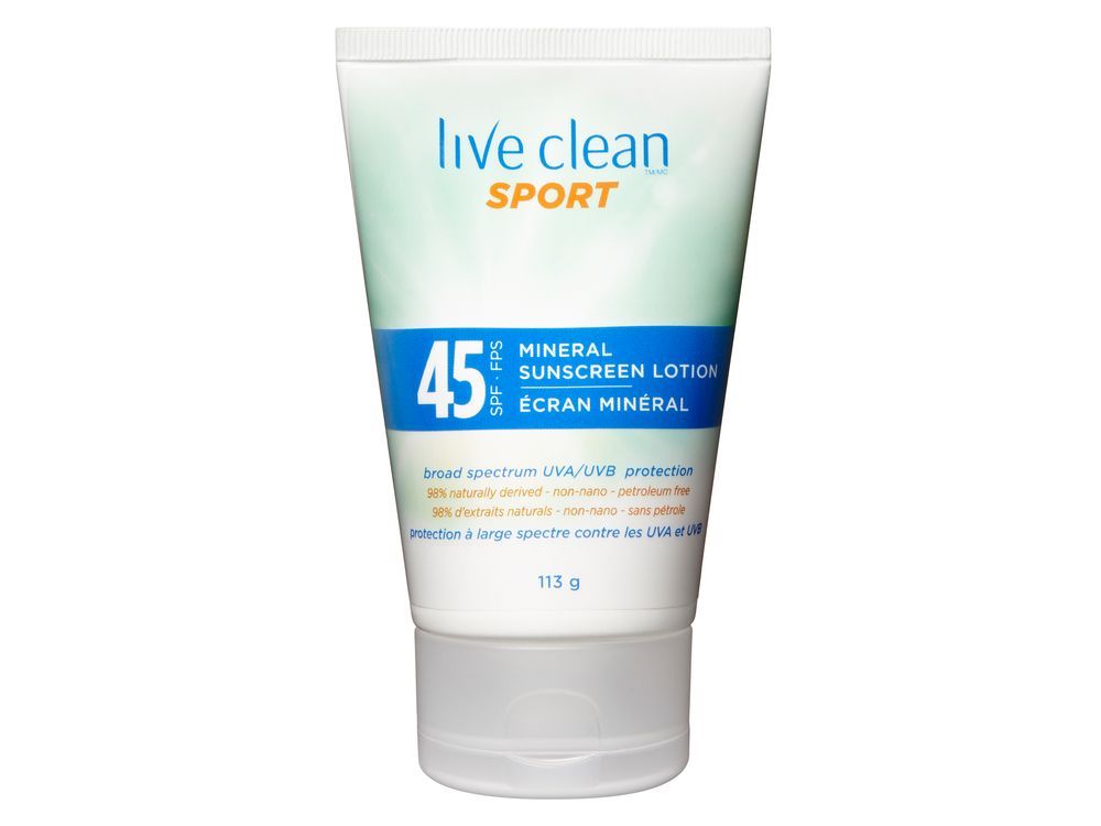 This Just In: Live Clean Sport Mineral Sunscreen Lotion SPF 45