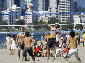 Metro Vancouver's heat wave was predicted to peak Sunday, reaching temperatures up to 34 C inland, according to Environment Canada.