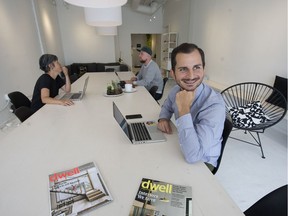 Yashar Nijati who started the website thisopenspace, the Airbnb of commercial space, is pictured inside The Aviary where there is open space for meetings, photo shoots, and "pop up events" in East Vancouver.