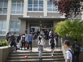 Gladstone Secondary in East Van is one of two high schools earmarked for closure by the Vancouver School Board.