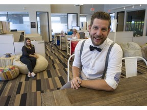 Ryan Benn is the president of Teldon Media Group, and is pictured at the company's Richmond office.